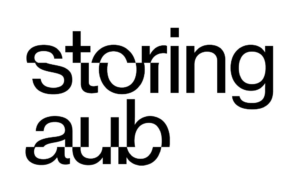 logo in zwartwit storing aub